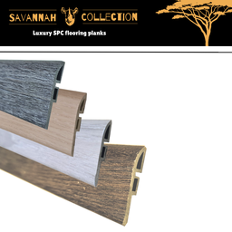 Moldura &quot;R&quot; reductor - Reducer - PVC - para SPC click - Savannah collection - 2400*45*7 mm