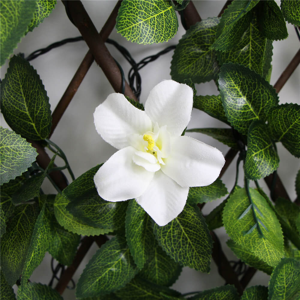 Enrejado natural - Flores artificiales - Color blanca - White