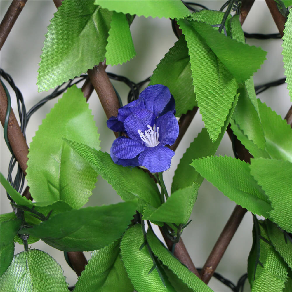 Enrejado natural - Flores artificiales - Color Lila - Velvet