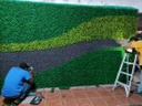 Follaje artificial - 50 x 50 cm -  Decogreen - A013 - Lavanda