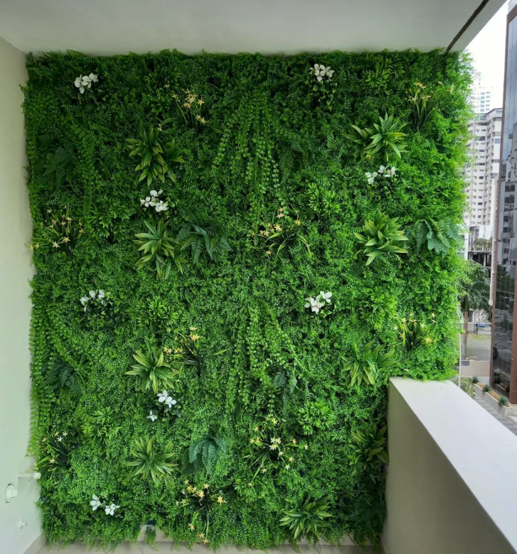 Jardín vertical - L038 - Boscoso florado amarillo - 100 x 100 cm (1 m2)