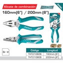 Alicate de combinacion 8&quot;/200mm Cr-V