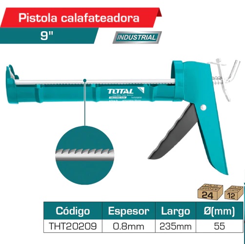 Pistola de silicon 9&quot; economica