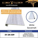Moldura "SN" nariz de escalón - Stair nose - PVC - para SPC click - Savannah collection - 2400*115*25 mm