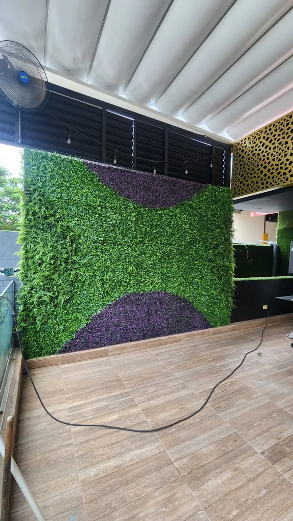 Follaje artificial - 50 x 50 cm -  Decogreen - A013 - Lavanda