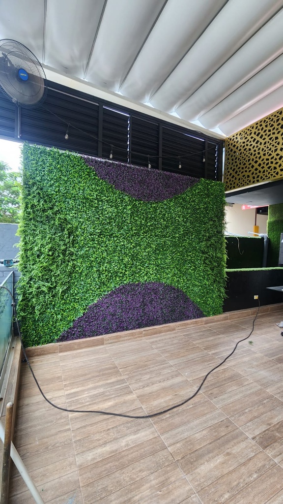 Follaje artificial - 50 x 50 cm -  Decogreen - A013 - Lavanda