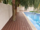 Lamina piso Deck WPC - Brown - Chocolate - Pro-step perforado - Exteriores - Reversible - 22*145*2200 mm