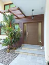 Lamina piso Deck WPC - Brown - Chocolate - Pro-step perforado - Exteriores - Reversible - 22*145*2200 mm