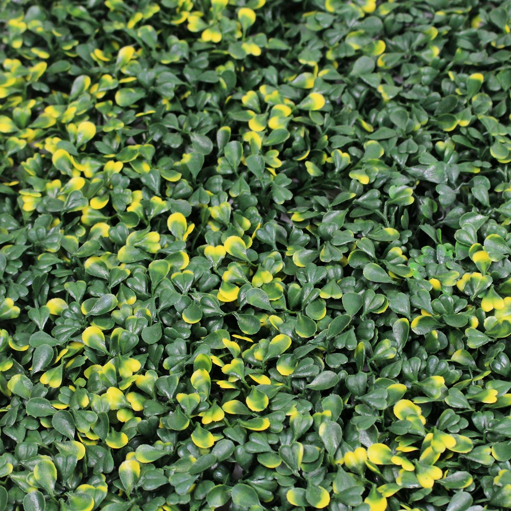 Follaje artificial - 50 x 50 cm - Decogreen - A001B - Boxwood gold