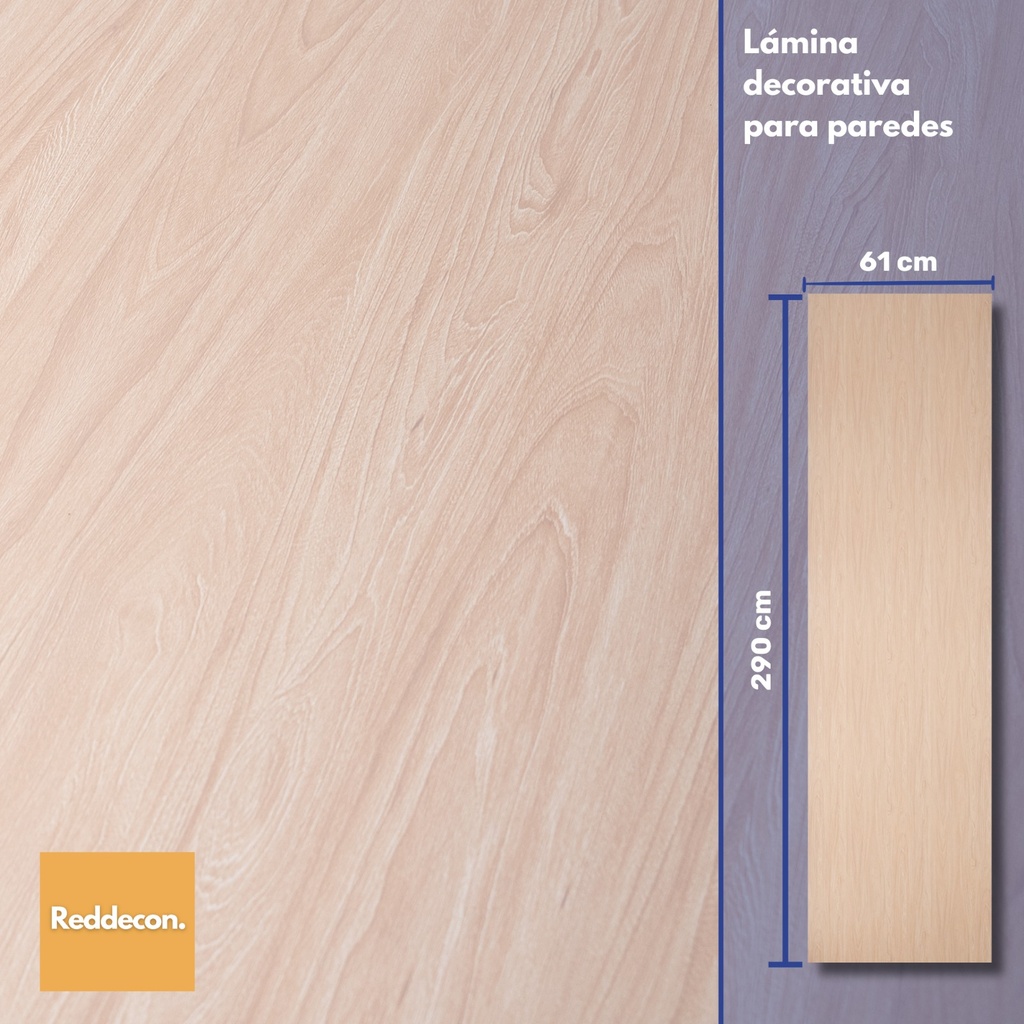 Wall panel - Lámina PS - Haya - 4* 611*2900 mm
