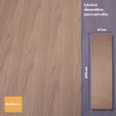 Wall panel - Lámina PS - Old brown - 4* 611*2900 mm