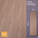 Wall panel - Lámina PS - Old brown - 4* 611*2900 mm