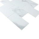 Lámina decorativa de PVC - Ladrillo mármol - autoadhesivo - pela y pega - 305*305*4 mm