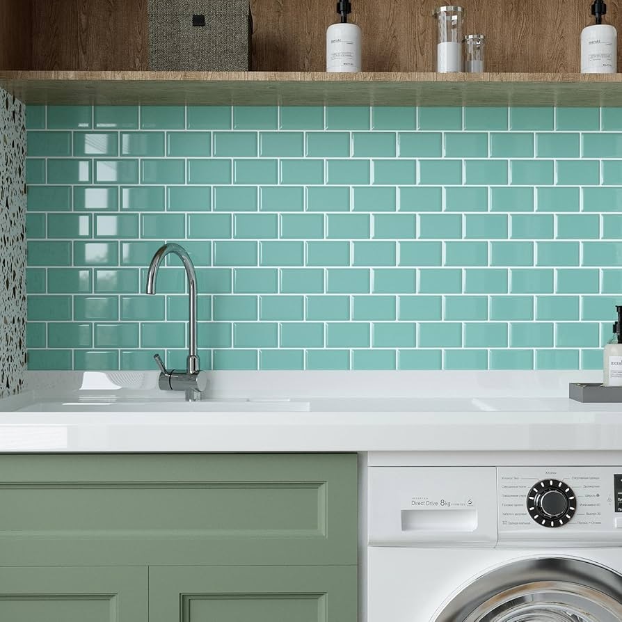 Lámina Decorativa de Vinil - Ladrillo Vintage- autoadhesivo - pela y pega - 254*310*1.2 mm