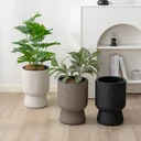 Macetero - Tipo Copa - 26*36 cm - Blanco