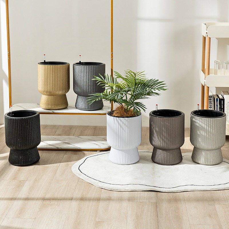 Macetero - Tipo Copa - 26*36 cm - Blanco