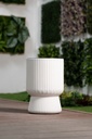 Macetero - Tipo Copa - 26*36 cm - Blanco