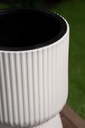 Macetero - Tipo Copa - 26*36 cm - Blanco
