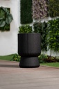 Macetero - Tipo Copa - 26*36 cm - Negro Mate