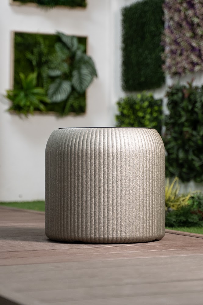 Macetero - Pequeño - Circular - 28*35cm - Plata