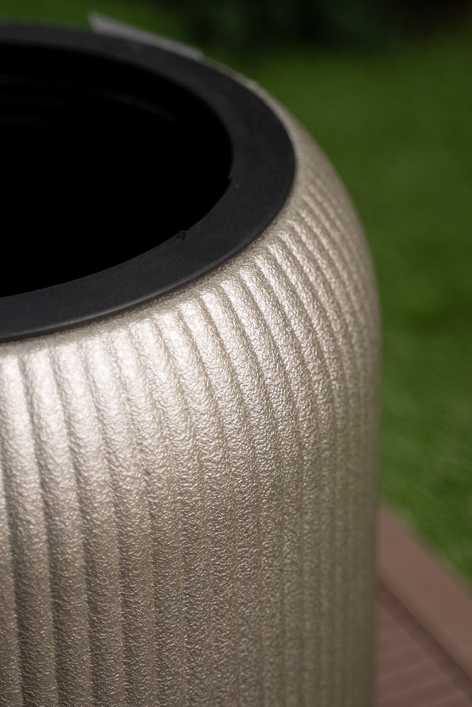 Macetero - Pequeño - Circular - 28*35cm - Plata