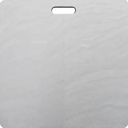 [PF-004] Caja piso SPC - 6mm - Sistema Clic - Álto tráfico - White Marble - Marmol Blanco - Manto padding incluido.webp