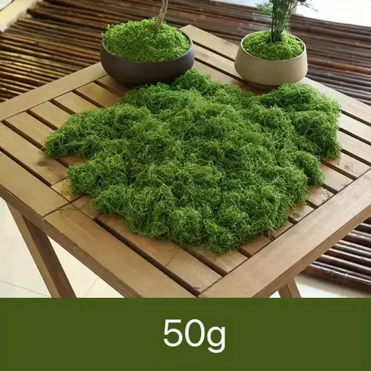 Musgo artificial - 50gr - Verde oscuro - Decoracion.webp