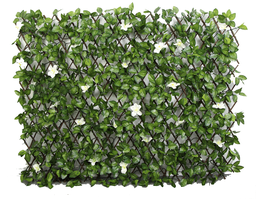 Enrejado de Sauce - Flores artificiales - Color blanca - White - 90*180 cm