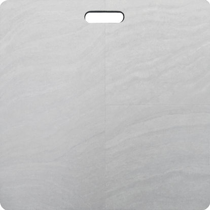 Caja piso SPC - 6mm - Sistema Clic - Álto tráfico - White Marble - Marmol Blanco - Manto padding incluido