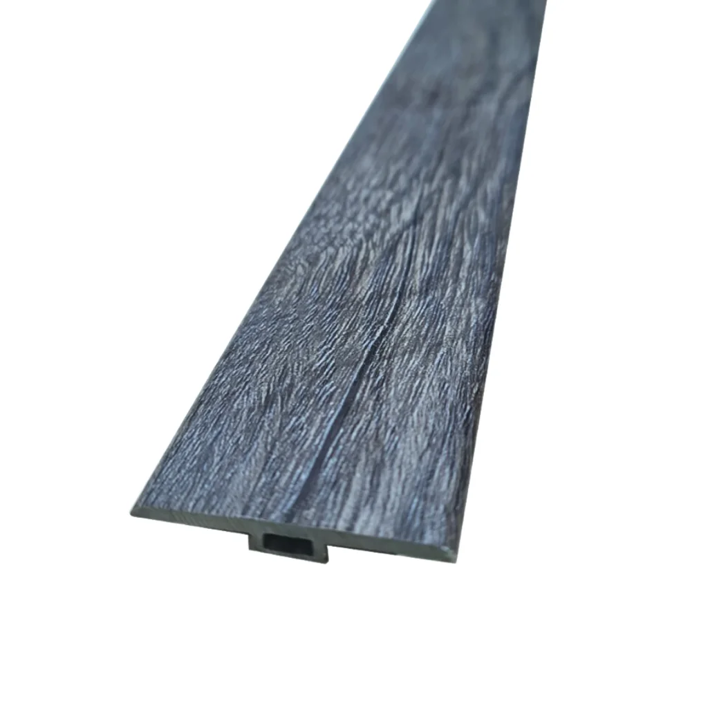 Moldura "T" transición SV-521 Wild gray - PVC - Para pisos SPC click Savannah collection - 2400*45*7 mm