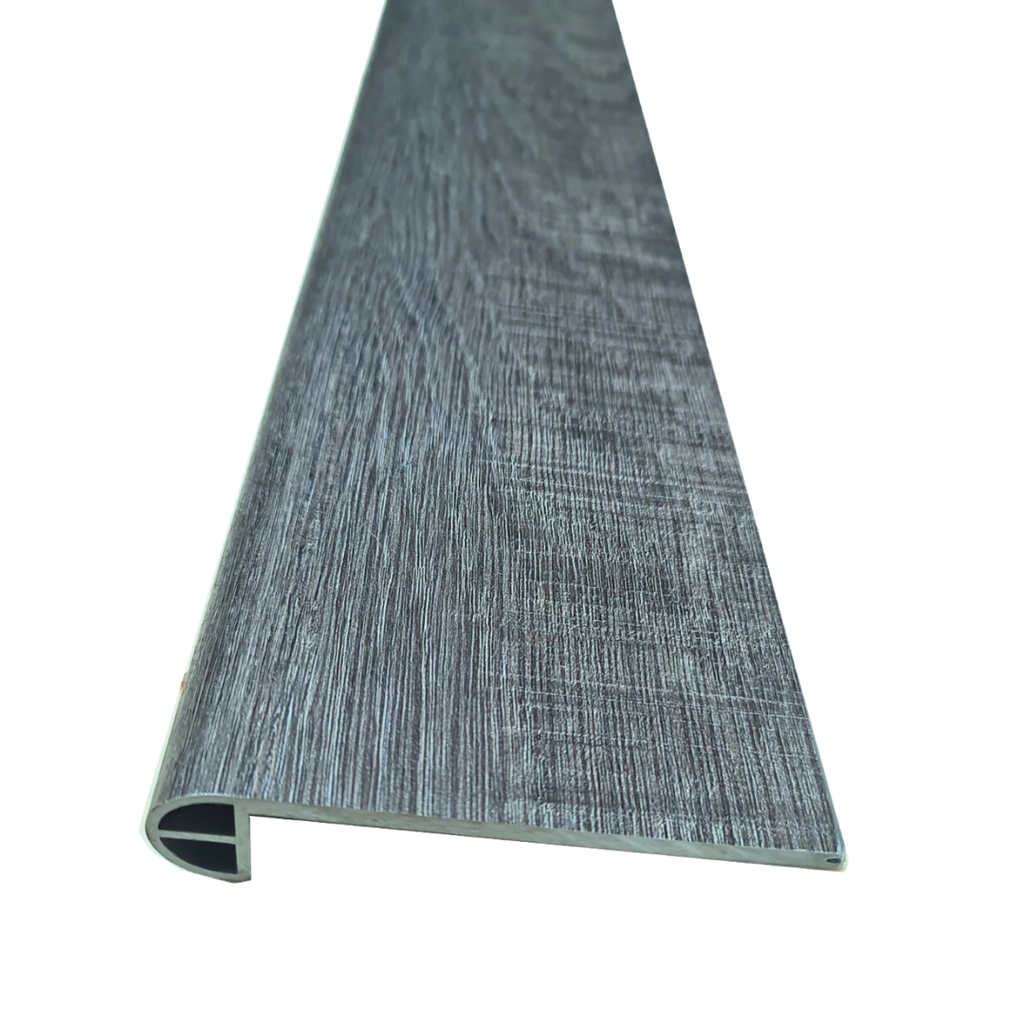 Moldura "SN" nariz de escalón - Stair nose - PVC - para SPC click - Savannah collection - 2400*115*25 mm