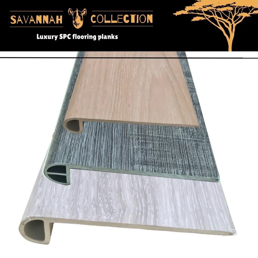 Moldura "SN" nariz de escalón SV-517 Old tree - Stair nose - PVC - para SPC click - Savannah collection - 2400*115*25 mm