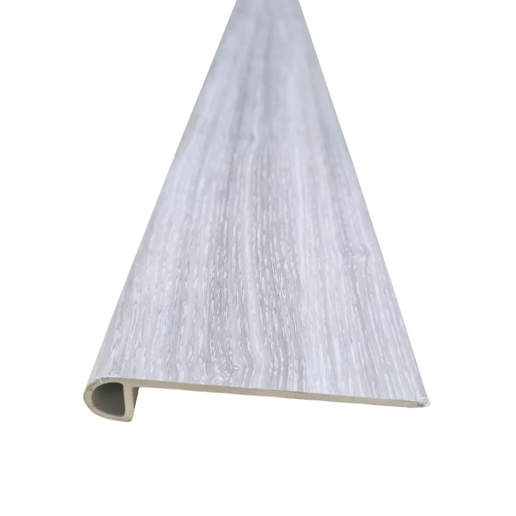 Moldura "SN" nariz de escalón SV-509 White Savannah - Stair nose - PVC - para SPC click - Savannah collection - 2400*115*25 mm