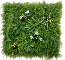 Jardín vertical - L038 - Boscoso floreado amarillo - 100 x 100 cm (1 m2)
