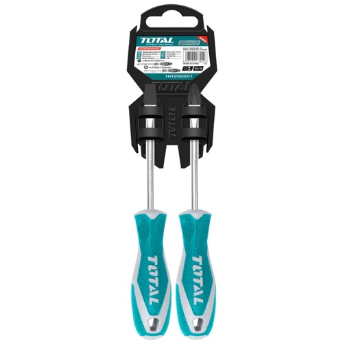 Juego de Destornilladores variado de 2 pzas. 1 pza Plano ( 6.5 x 6 x 125 mm ) y 1 pza ( PH2 x 6 x 125 mm )