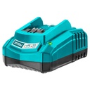 Cargador Inteligente de 20 V. Rapido para Baterias Lithium-Ion 2.0 Ah/ 4.0 Ah. Carga Total en 1 hora. Voltaje 110-240 V / 50-60 Hz. Marca Total