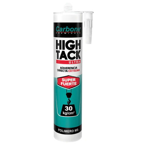 High Tack - ULTRA - Agarre Inicial Inmediato - 30Kg / cm2 - Viscosidad Adher Y Resistencia Alta - Blanco - 290Ml