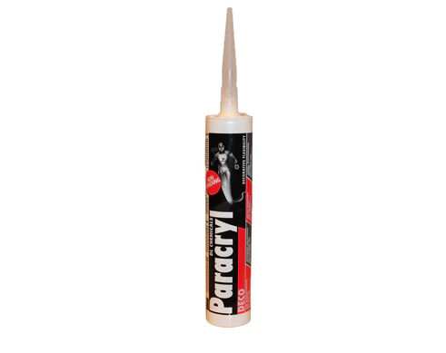 Acrylico Siliconizado Pintable Paracryl Deco Color Blanco 310Ml
