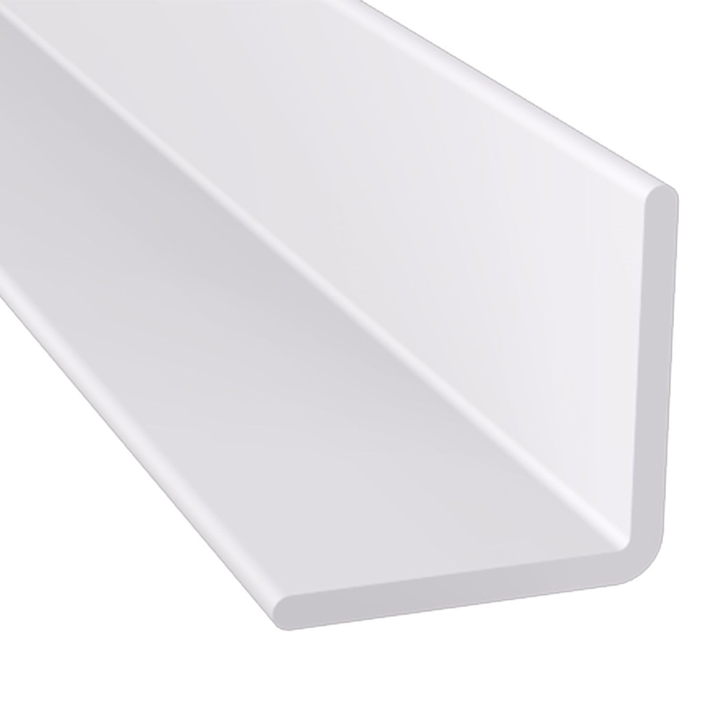 Angulo PVC - Pared - Blanco - 25X25X2700 mm
