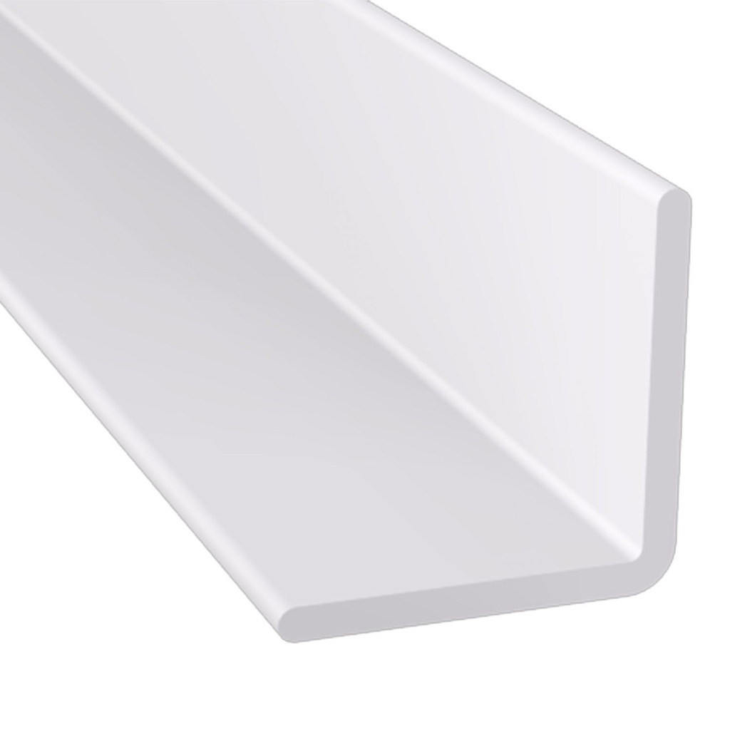 Angulo de PVC - Pared - Blanco - 25X25X2700 mm