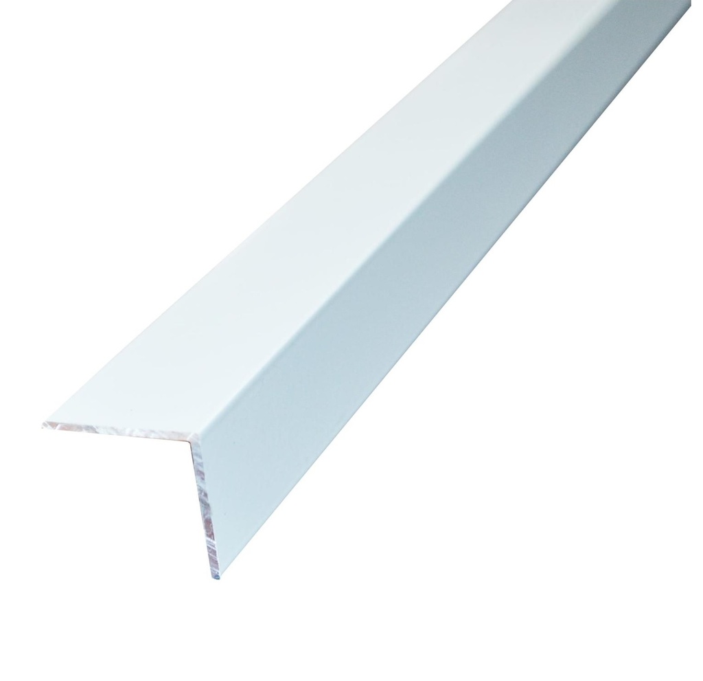 Angulo aluminio - Blanco - 15x15*2000mm