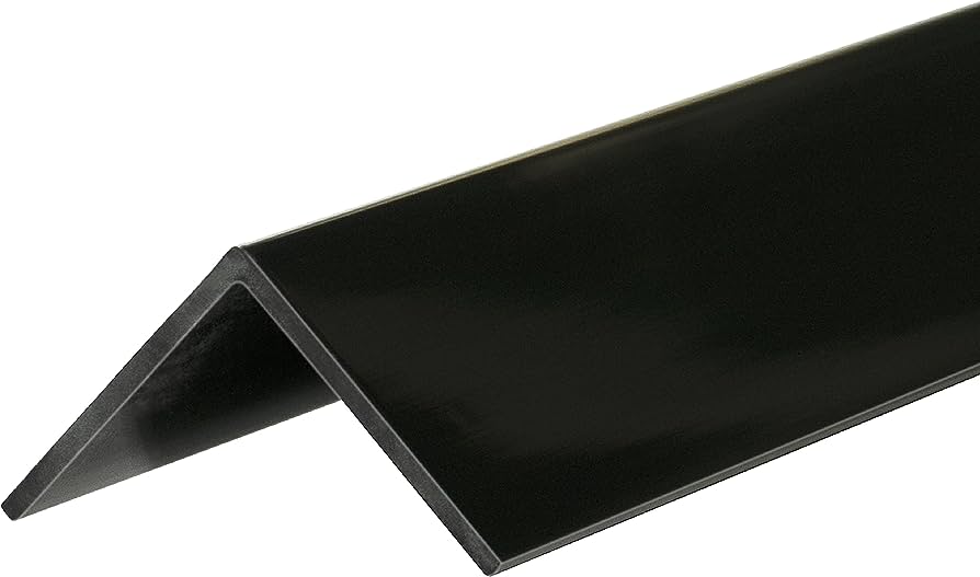 Angulo PVC - Negro - 10x10x2000mm