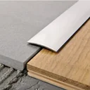 Moldura Prosol - Con pegamento incluido - aluminio plata - 30x2700 mm