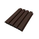 Lámina Acanalada Decorativa para paredes - WPC - Exteriores - Brown - 26*219*2900 mm