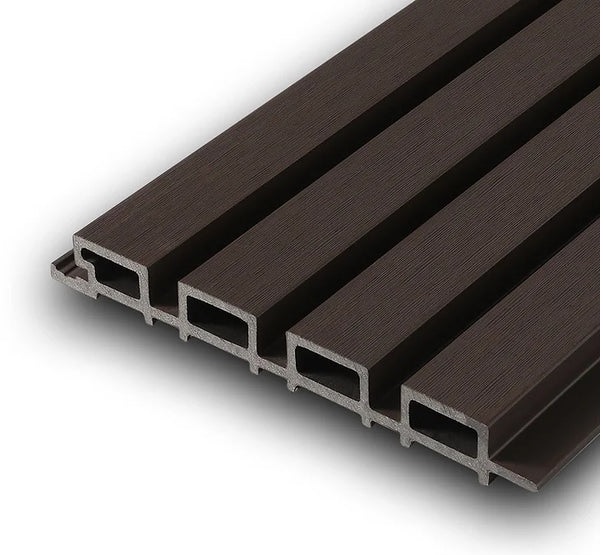 Lámina Acanalada Decorativa - WPC - Exteriores - Gray - 26*219*2900 mm