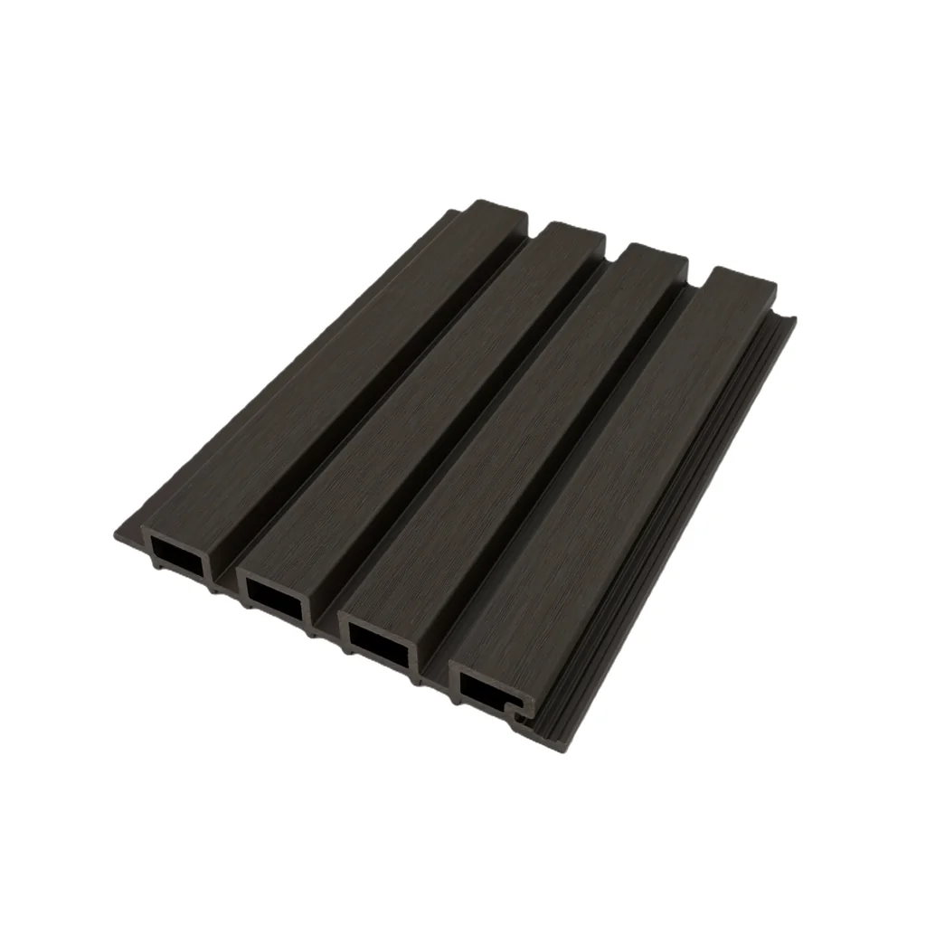 Lámina Acanalada Decorativa para paredes - WPC - Exteriores - Gray - 26*219*2900 mm