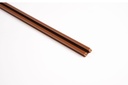Bisagra Suave - Soft Hinge - OAK-05 - Chocolate - 10*0.5*2800mm
