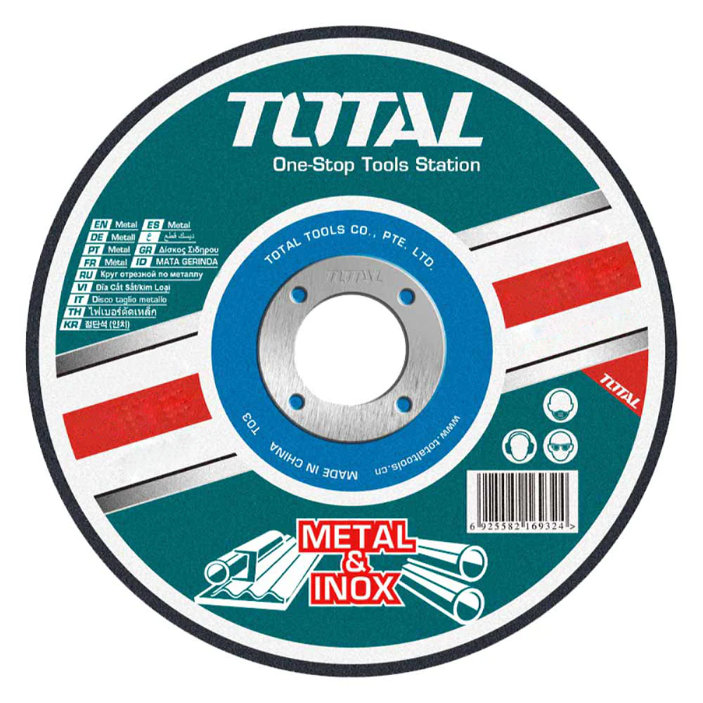 Disco De Corte Para Metal Plano 115 Mm ( 4 1/2&quot; )X 1.2Mm (3/64&quot;)X 22.2Mm (7/8&quot;)