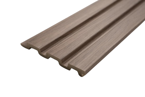 Lámina Acanalada Decorativa - PS - Old brown - 12*120*2900 mm