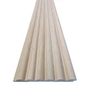 Lámina Acanalada Decorativa - Forma redonda - PS - Haya - 12*120*2900 mm